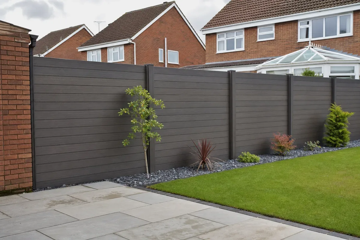 Low maintenance composite fencing in Coventry