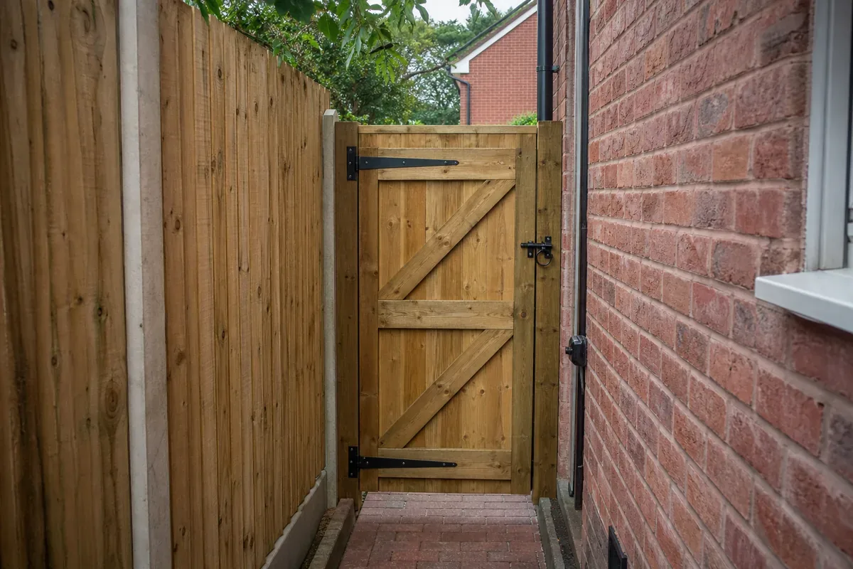 Wooden Gates in Crewe